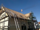 Aufdachdämmung mit neuer Dachlattung